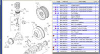 8973627560 Maschinen-Zwischenlage Kit Flywheel For ISUAU 4HK1 ZX200-3 ZX240-3 SH210